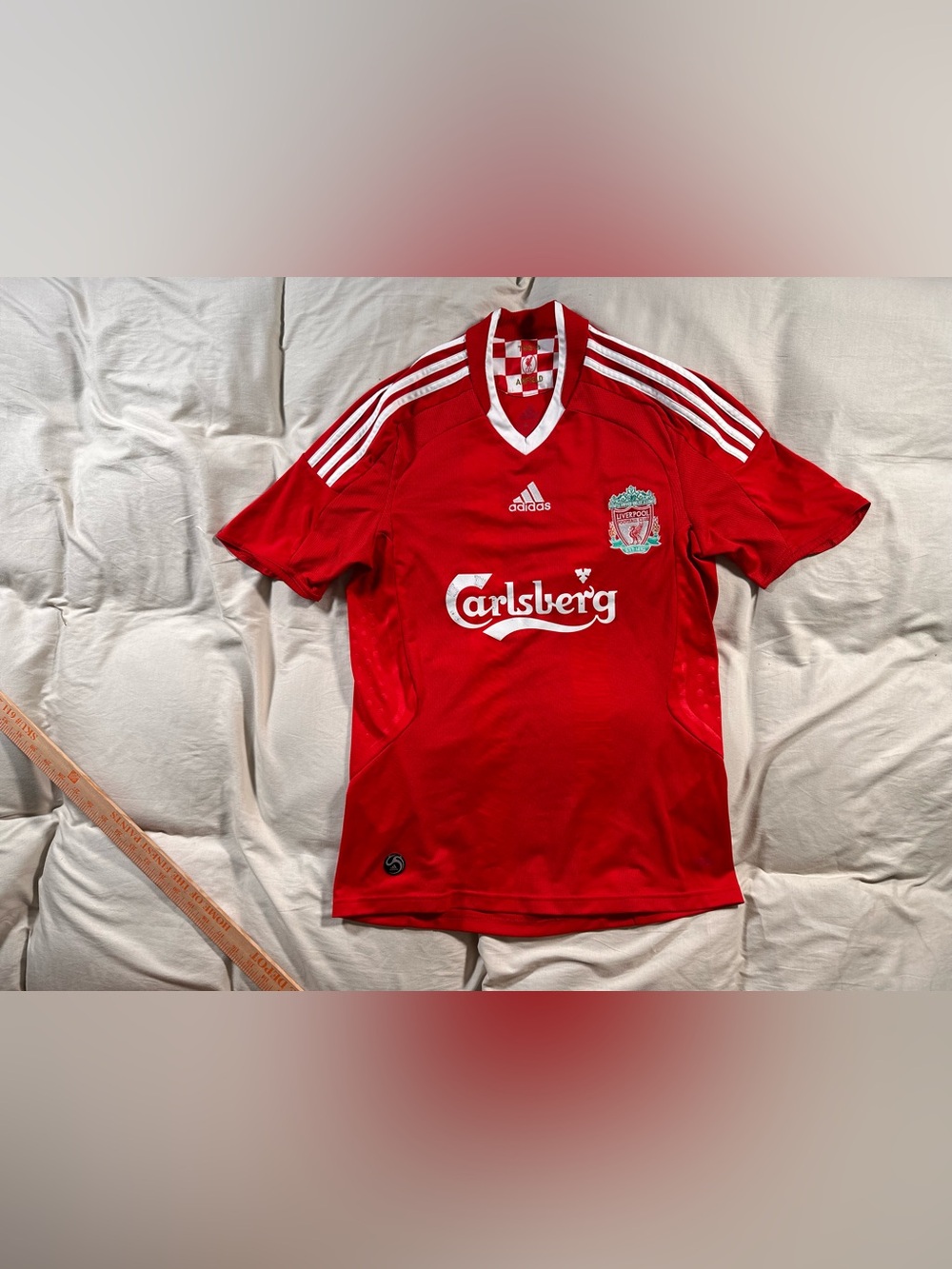 LIVERPOOL FC 2008-10 HOME SHIRT ADIDAS 313214 JERSEY SOCCER Large Retro